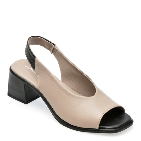 Sandale casual FLAVIA PASSINI gri, 875018, din piele naturala, femei