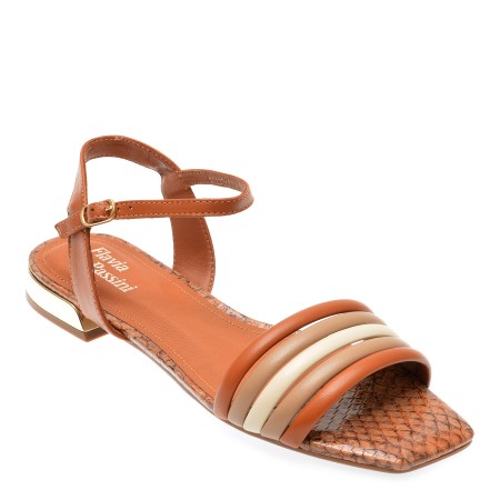 Sandale casual FLAVIA PASSINI maro, 1012691, din piele naturala, femei