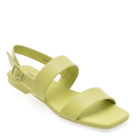 Sandale casual FLAVIA PASSINI verzi, UR2334, din piele naturala, femei