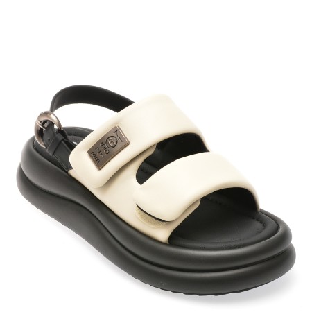 Sandale casual GRYXX bej, S006, din piele ecologica, femei