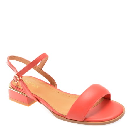 Sandale casual GRYXX roz, F51C09, din piele naturala, femei