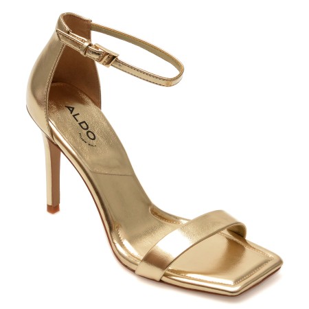 Sandale elegante ALDO aurii, 13474571, din piele ecologica, femei