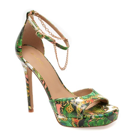 Sandale elegante ALDO multicolor, PRISILLA9601,piele ecologica, femei