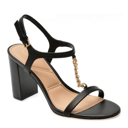 Sandale elegante ALDO negre, CLELIA0011, din piele naturala, femei