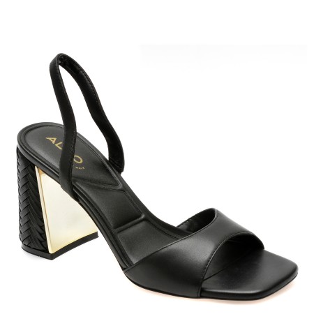 Sandale elegante ALDO negre, MIRALE0011, din piele naturala, femei