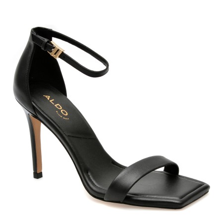 Sandale elegante ALDO negre, RENZA0011, din piele naturala, femei