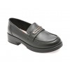 Mocasini casual EPICA negri, 3766805, din piele naturala