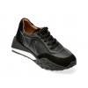Pantofi casual EPICA negri, 1187068, din piele naturala