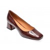 Pantofi casual EPICA rosii, 09830D, din piele naturala lacuita