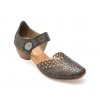 Pantofi casual RIEKER bleumarin, 437531,din piele naturala