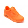 Pantofi sport SKECHERS portocalii, UNO, din piele ecologica