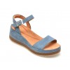 Sandale casual CLARKS albastre, KASSANDA LILY, din nabuc