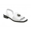 Sandale casual EPICA albe, 37217, din piele naturala