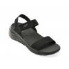 Sandale casual SKECHERS negre, 140264, din material textil