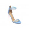 Sandale elegante EPICA albastre, 972889, din piele intoarsa