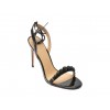 Sandale elegante EPICA negre, 972886, din piele naturala lacuita