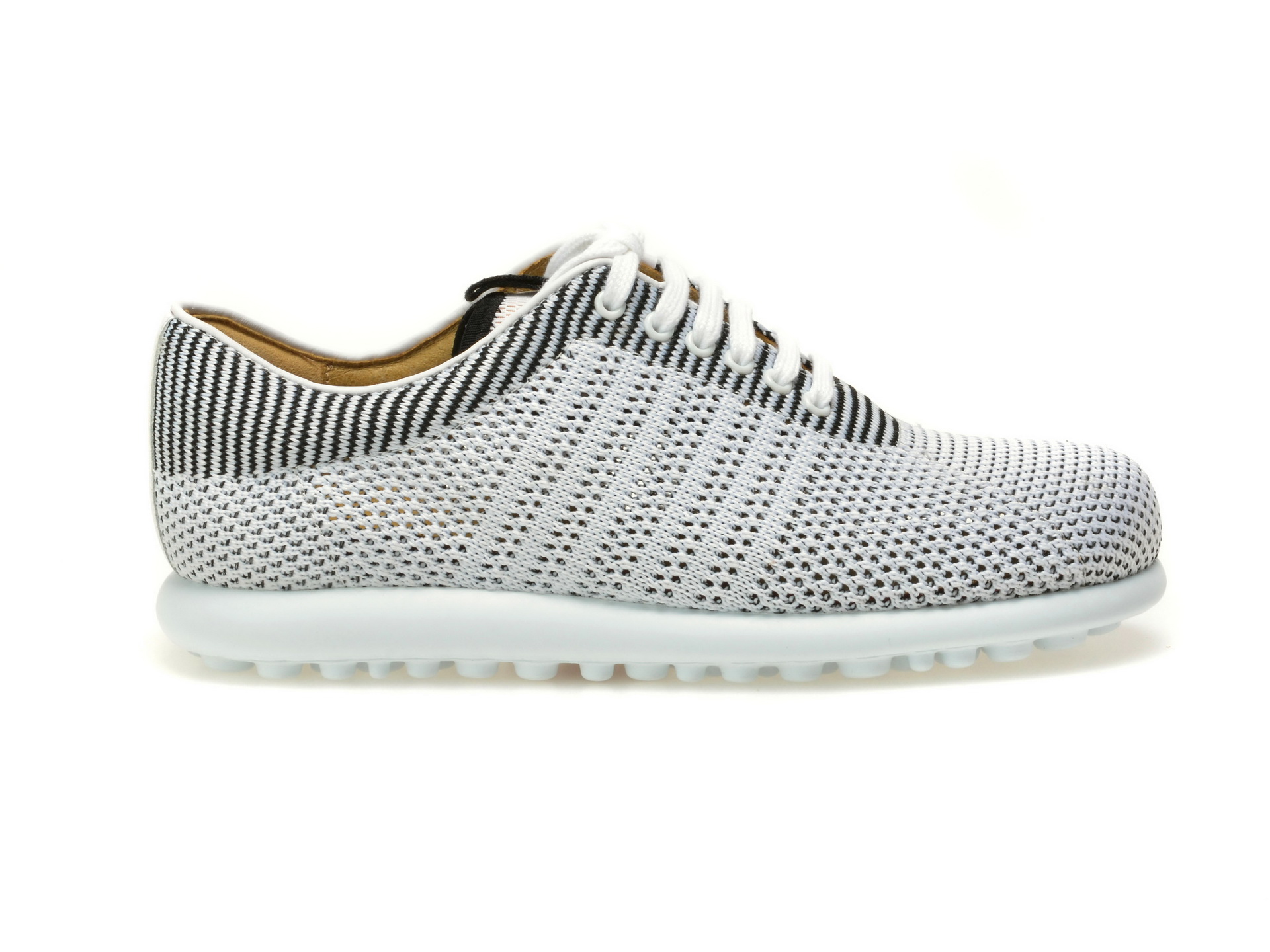 Pantofi CAMPER albi, K200456, din material textil