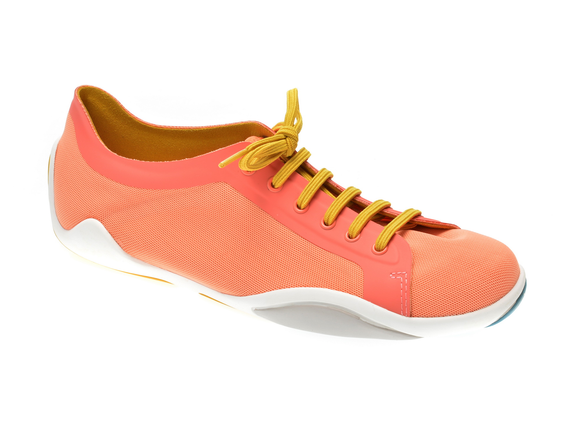 Pantofi CAMPER portocalii, K200351, din material textil