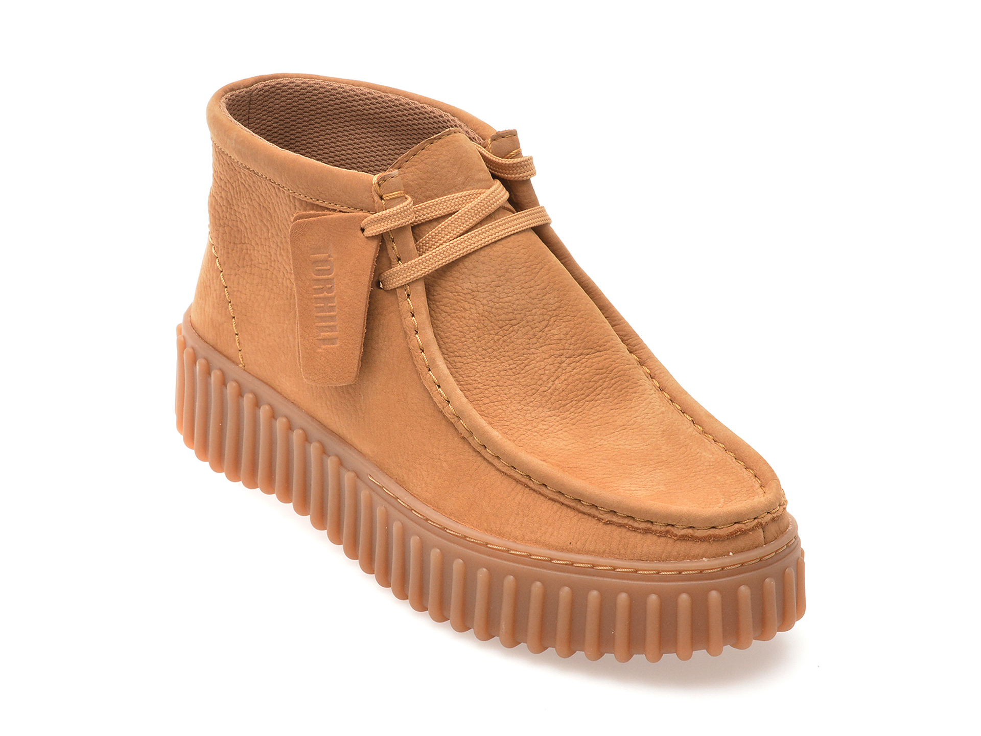 Ghete casual CLARKS maro, TORHMOS, din nabuc