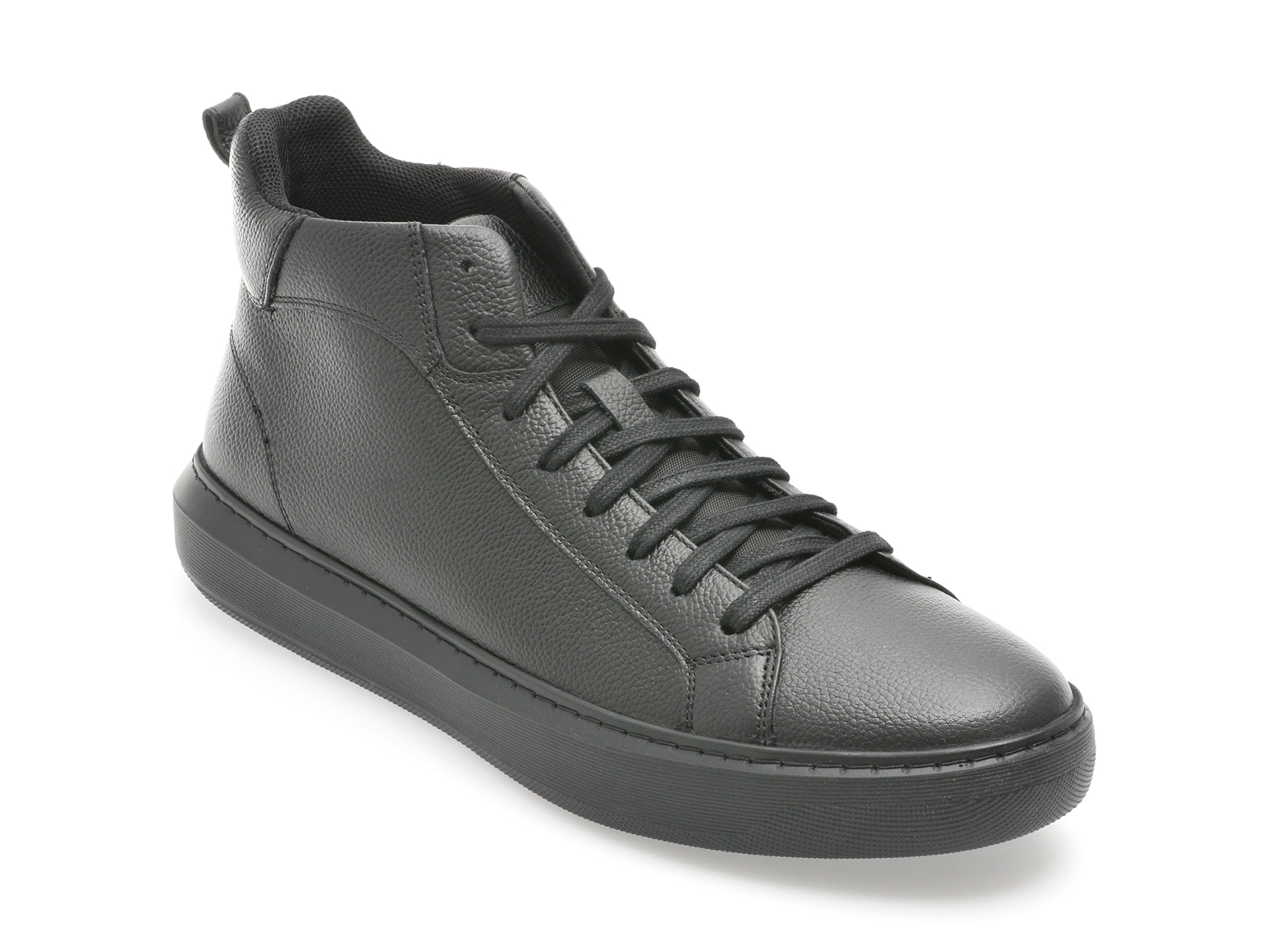 Ghete casual GEOX negre, U465WB, din piele naturala