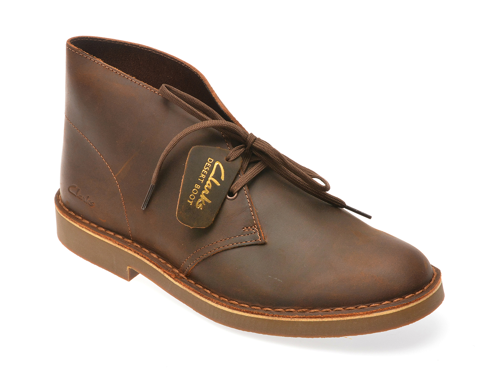 Ghete elegante CLARKS maro, DESBTEV, din piele naturala