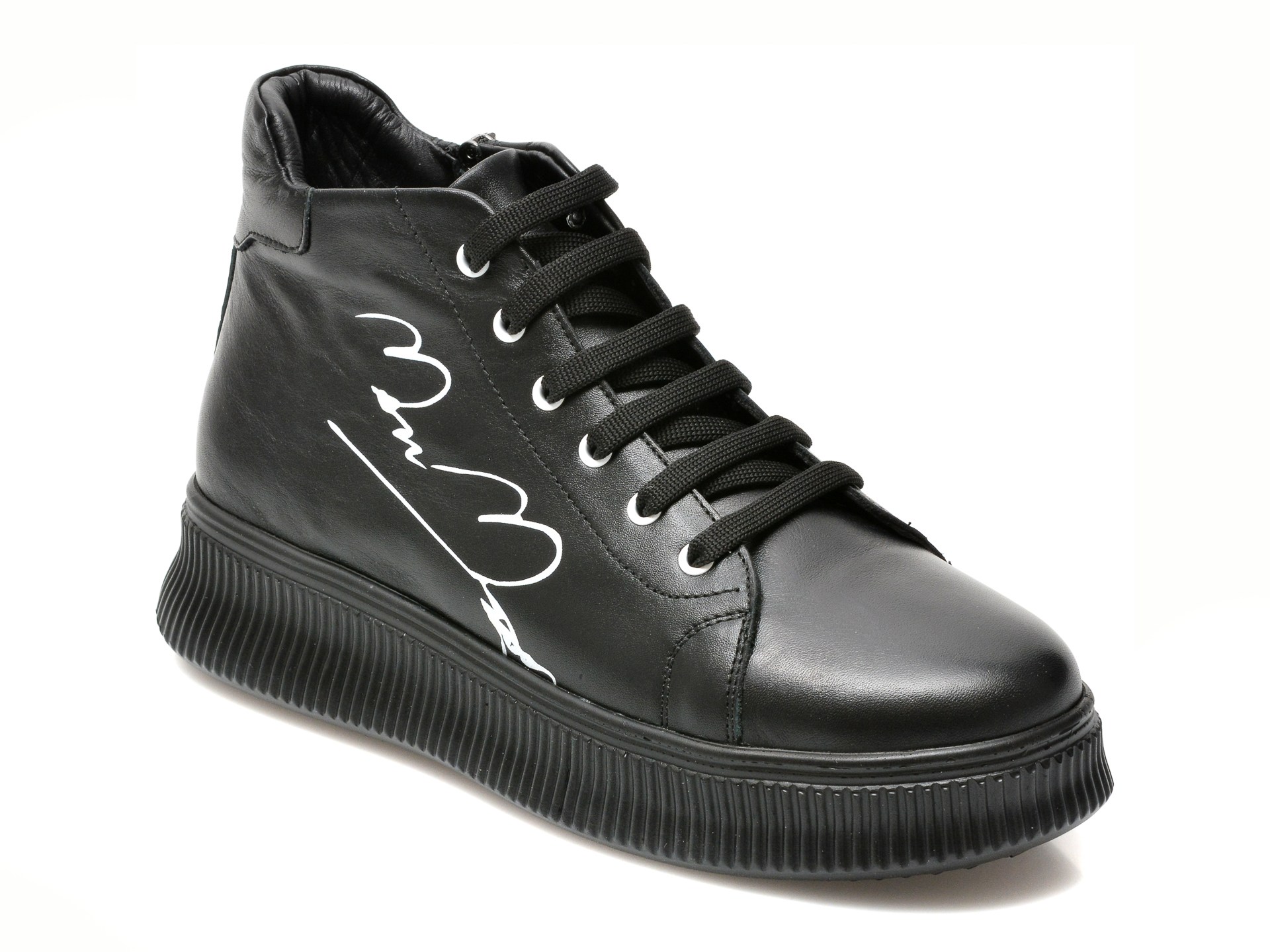 Papuci ALDO negri, ASAE001, din piele ecologica Aldo