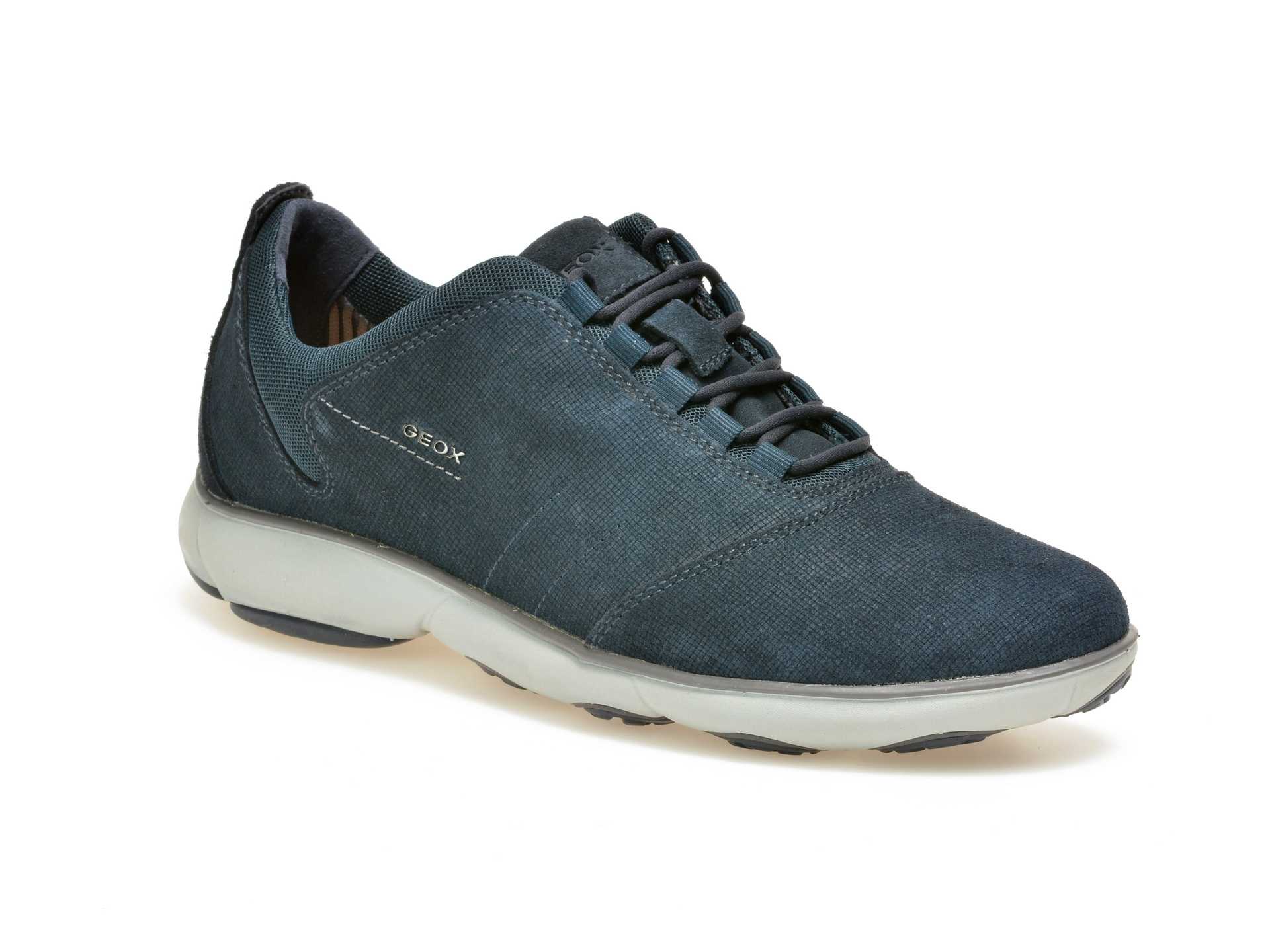 Pantofi GEOX bleumarin, U74D7C, din piele intoarsa