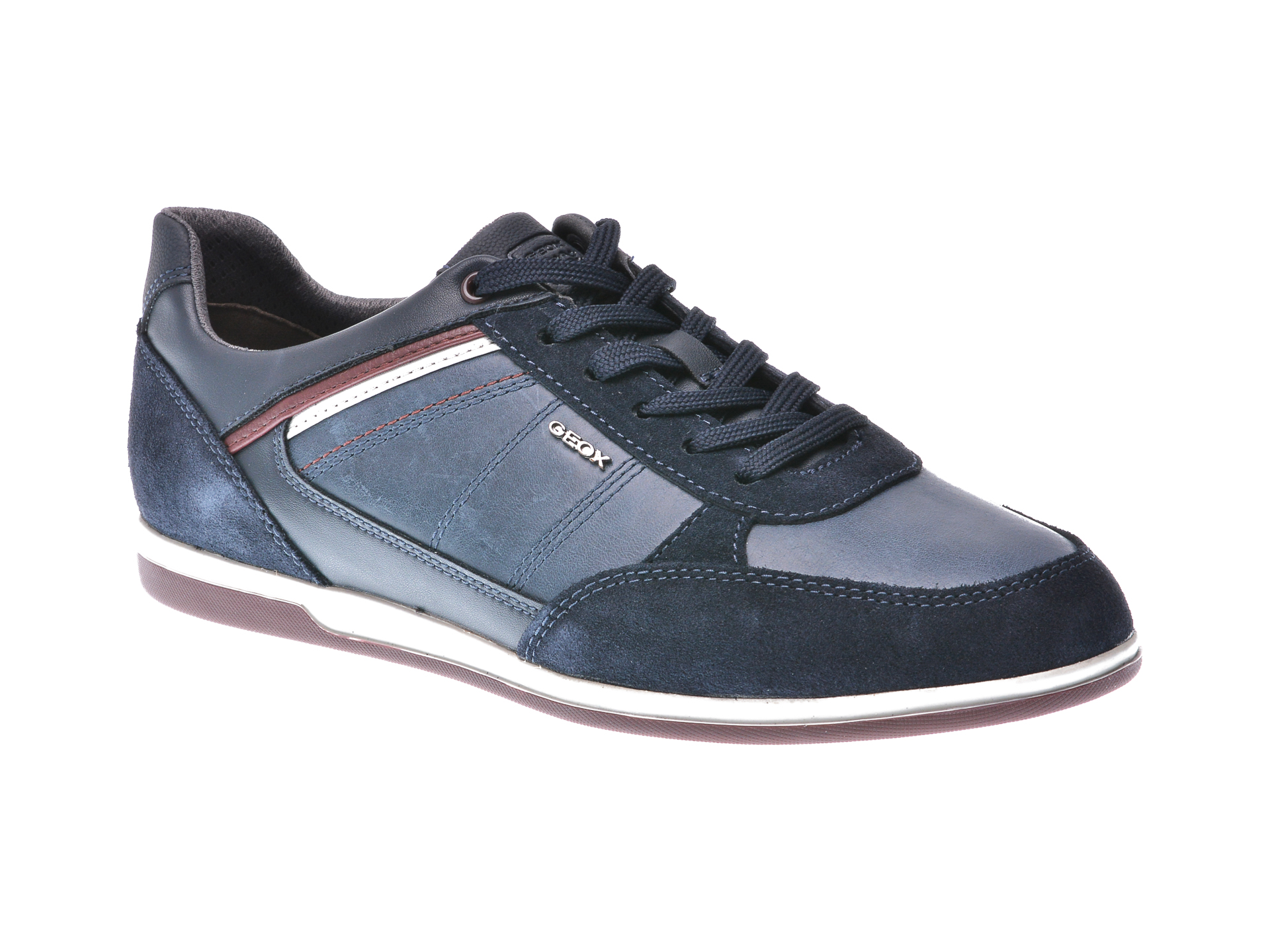 Pantofi GEOX bleumarin, U824Gb, din piele ecologica