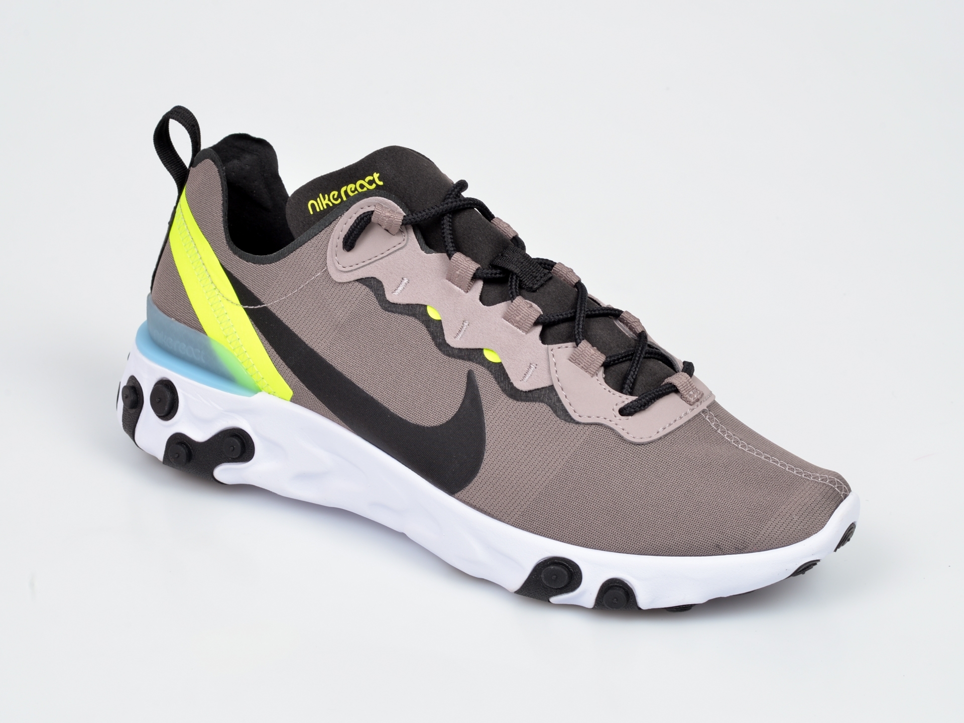 Pantofi sport NIKE maro, React Element 55 , din material textil