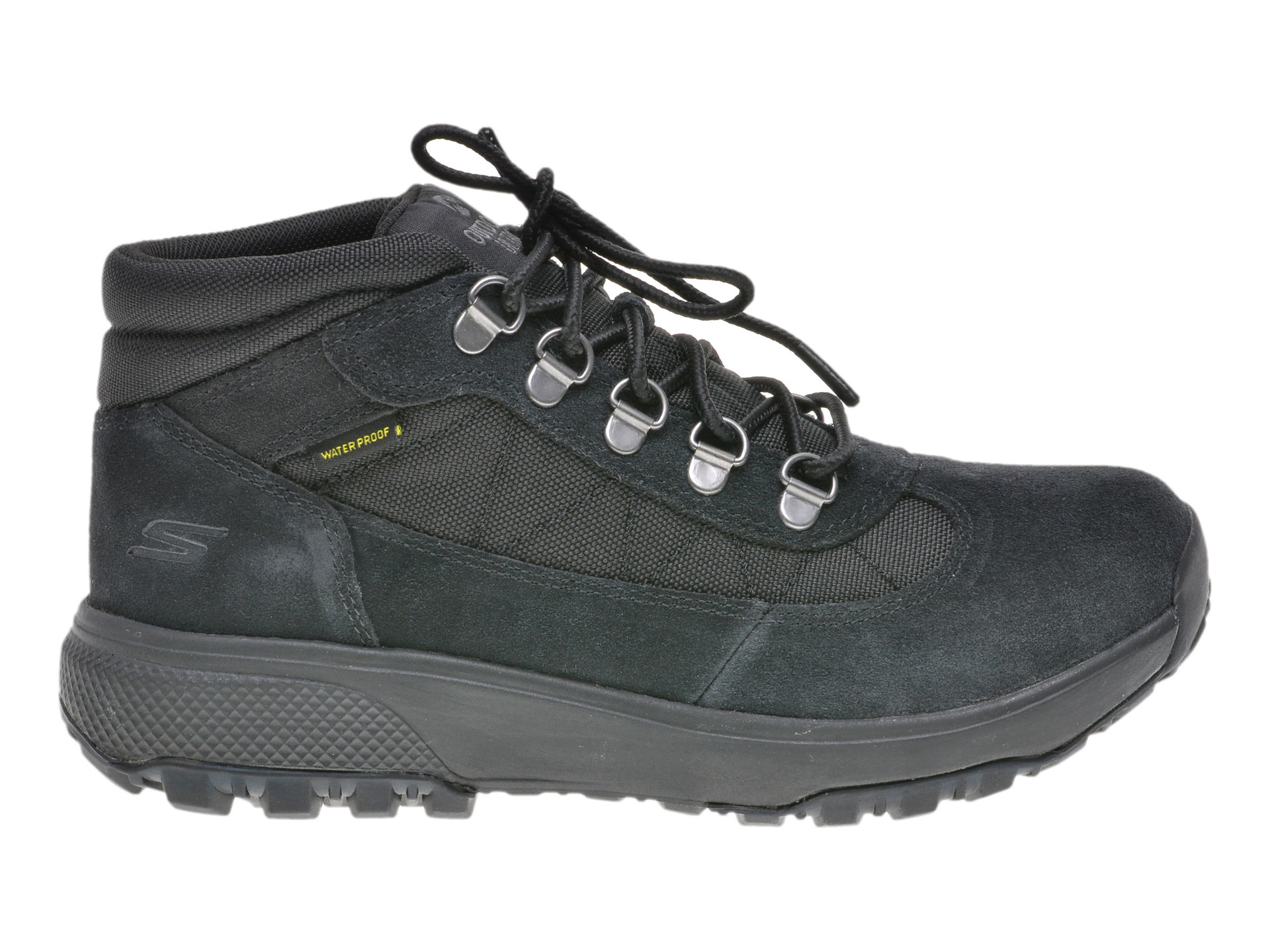 Ghete SKECHERS negre, 15557, din piele intoarsa - 3 | YEO