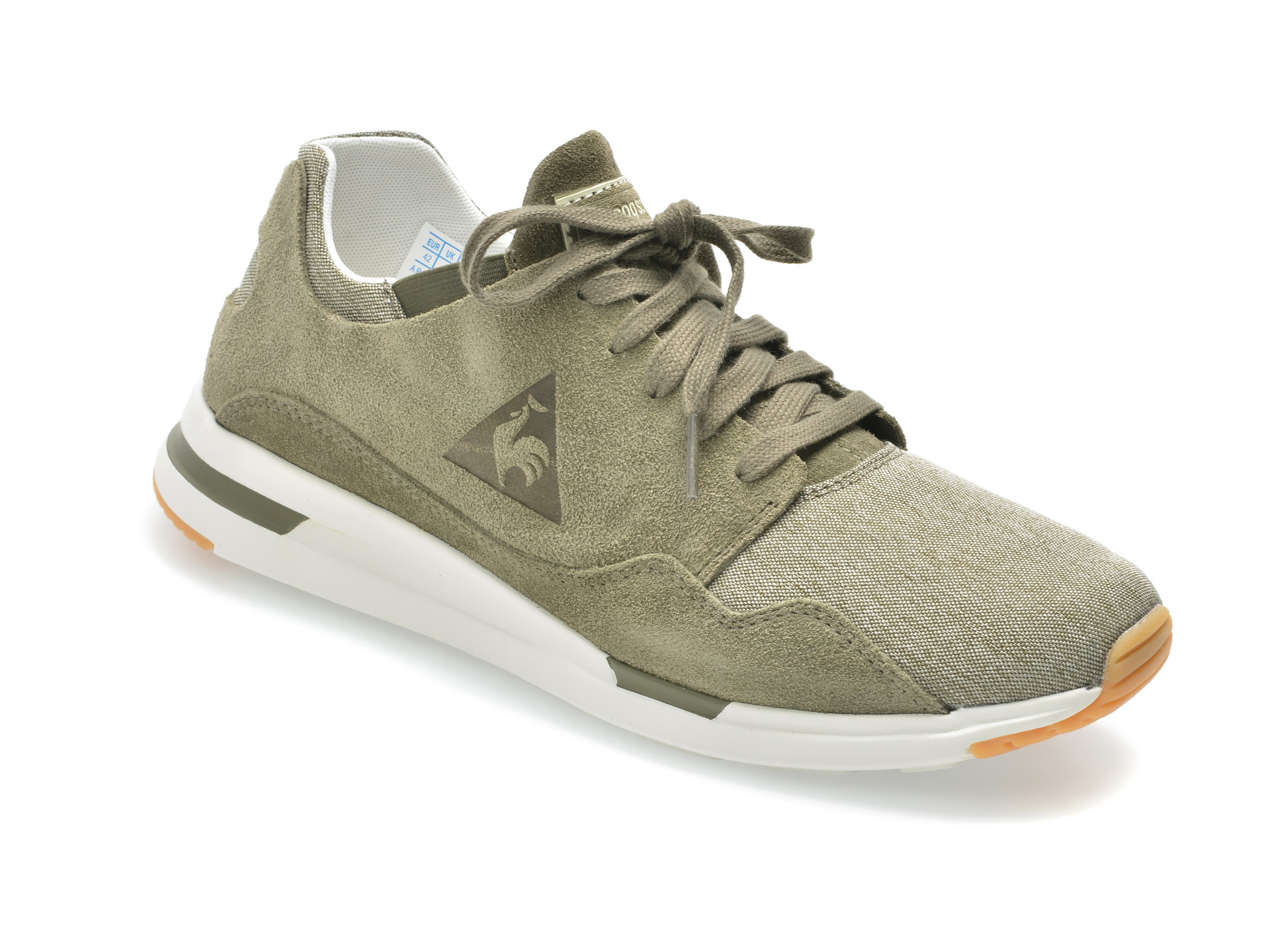 Pantofi sport LE COQ SPORTIF kaki, 1810105, din piele intoarsa