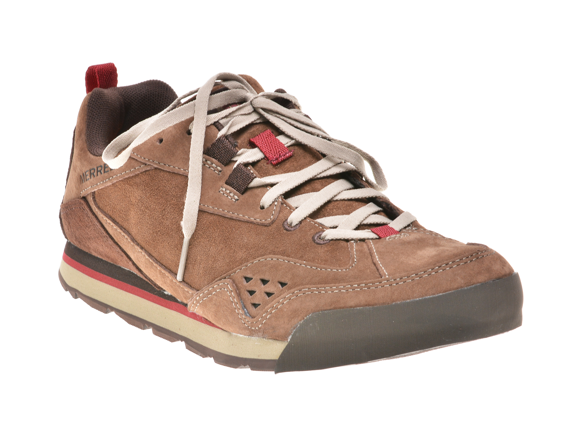 Pantofi MERRELL maro, Burrots, din piele intoarsa