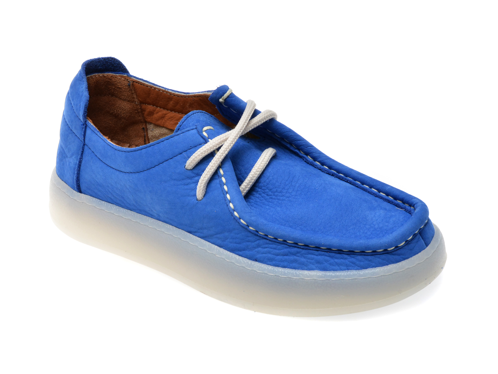 Mocasini casual GRYXX albastri, 600401, din nabuc