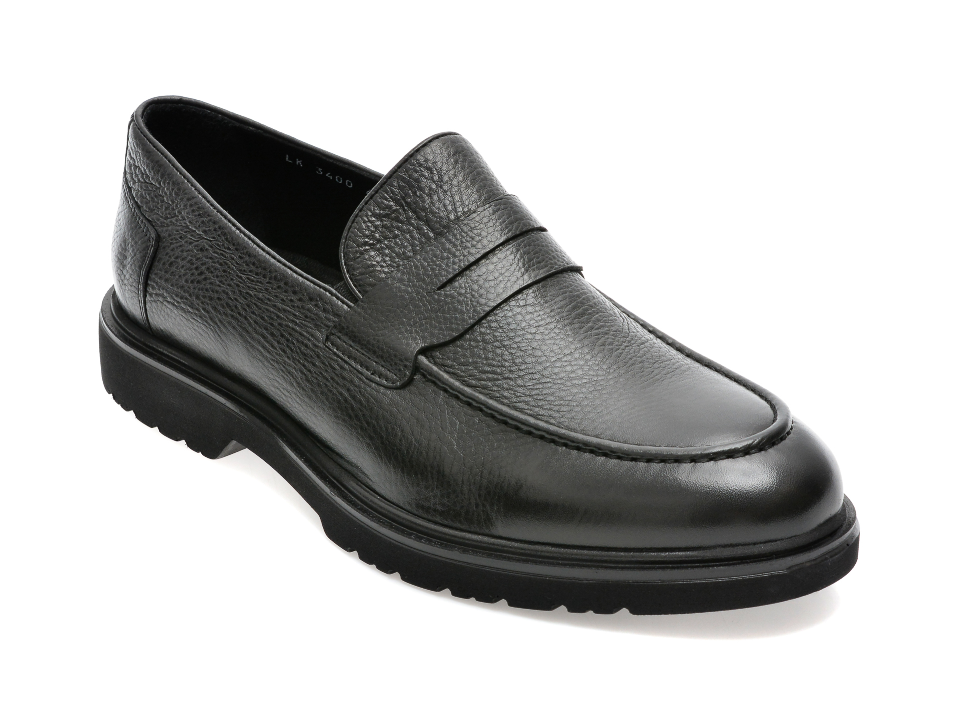 Mocasini EPICA negri, 3400, din piele naturala /barbati/pantofi imagine noua