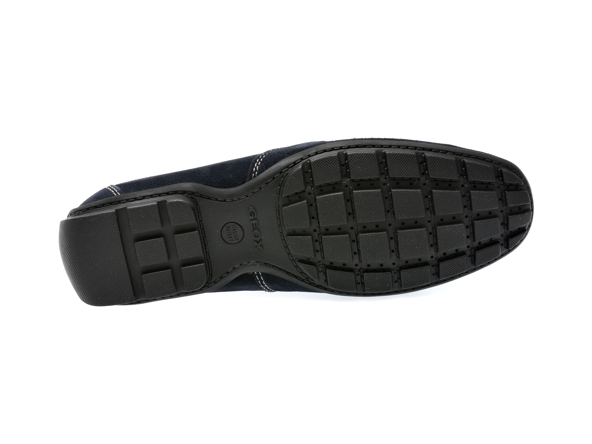 Mocasini GEOX albastri, U1144V, din piele intoarsa