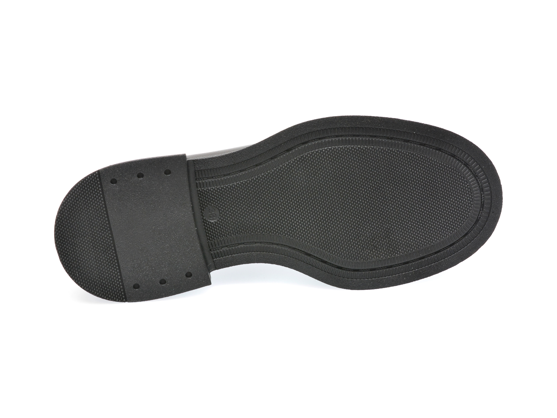 Mocasini MOLLY BESSA negri, 6293401, din piele naturala