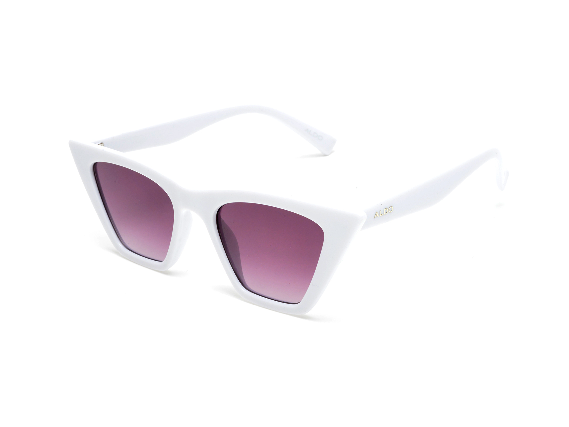 Ochelari de soare ALDO albi, 13376764, din pvc