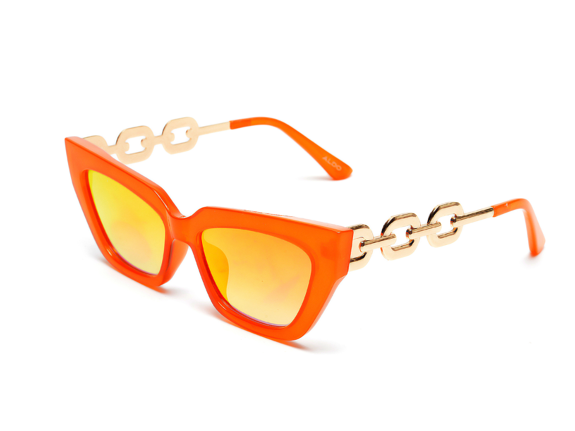 Ochelari de soare ALDO portocalii, 13360640, din plastic Aldo imagine 2022 13clothing.ro