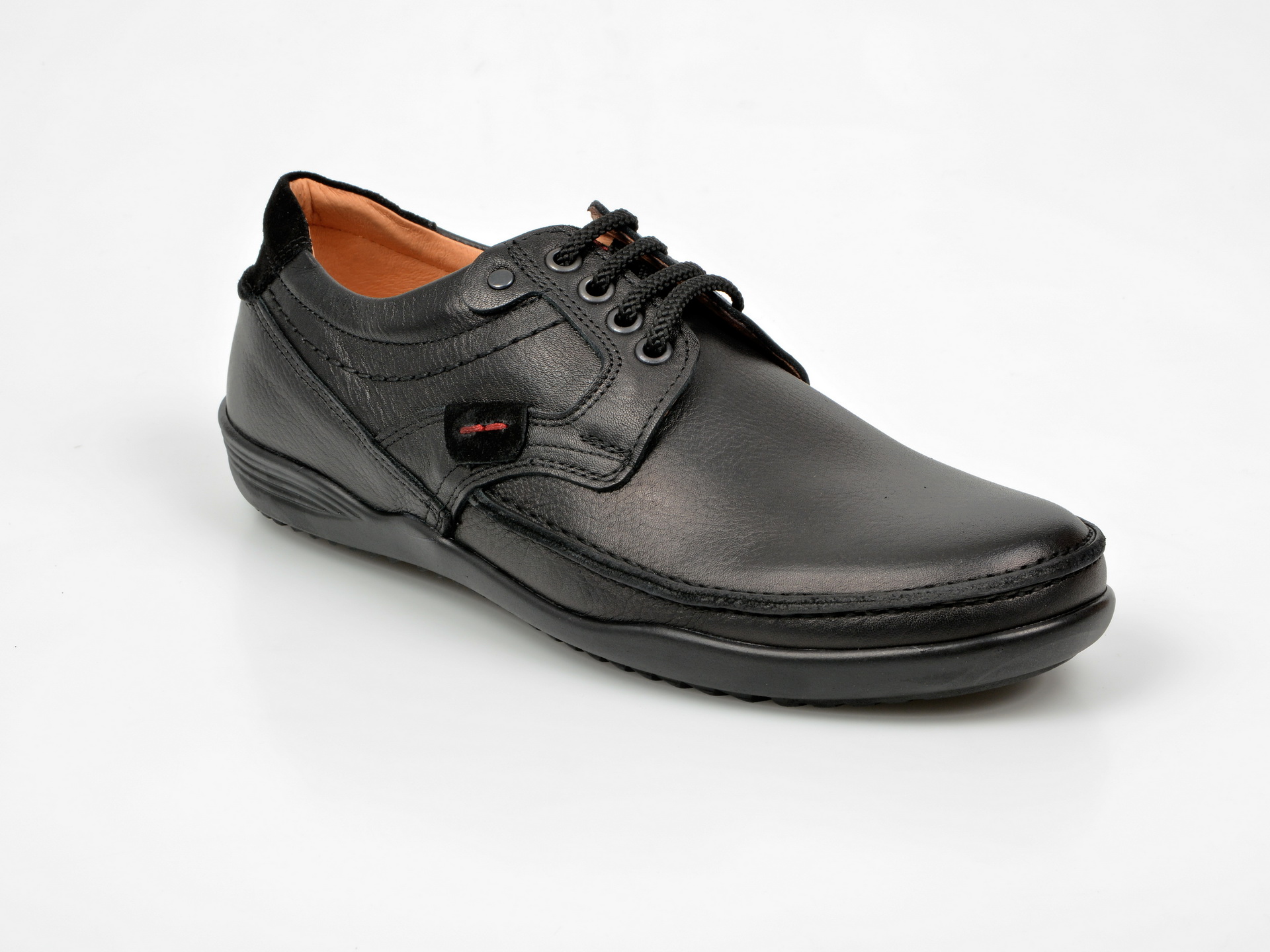 Pantofi OTTER negri, 217, din piele naturala