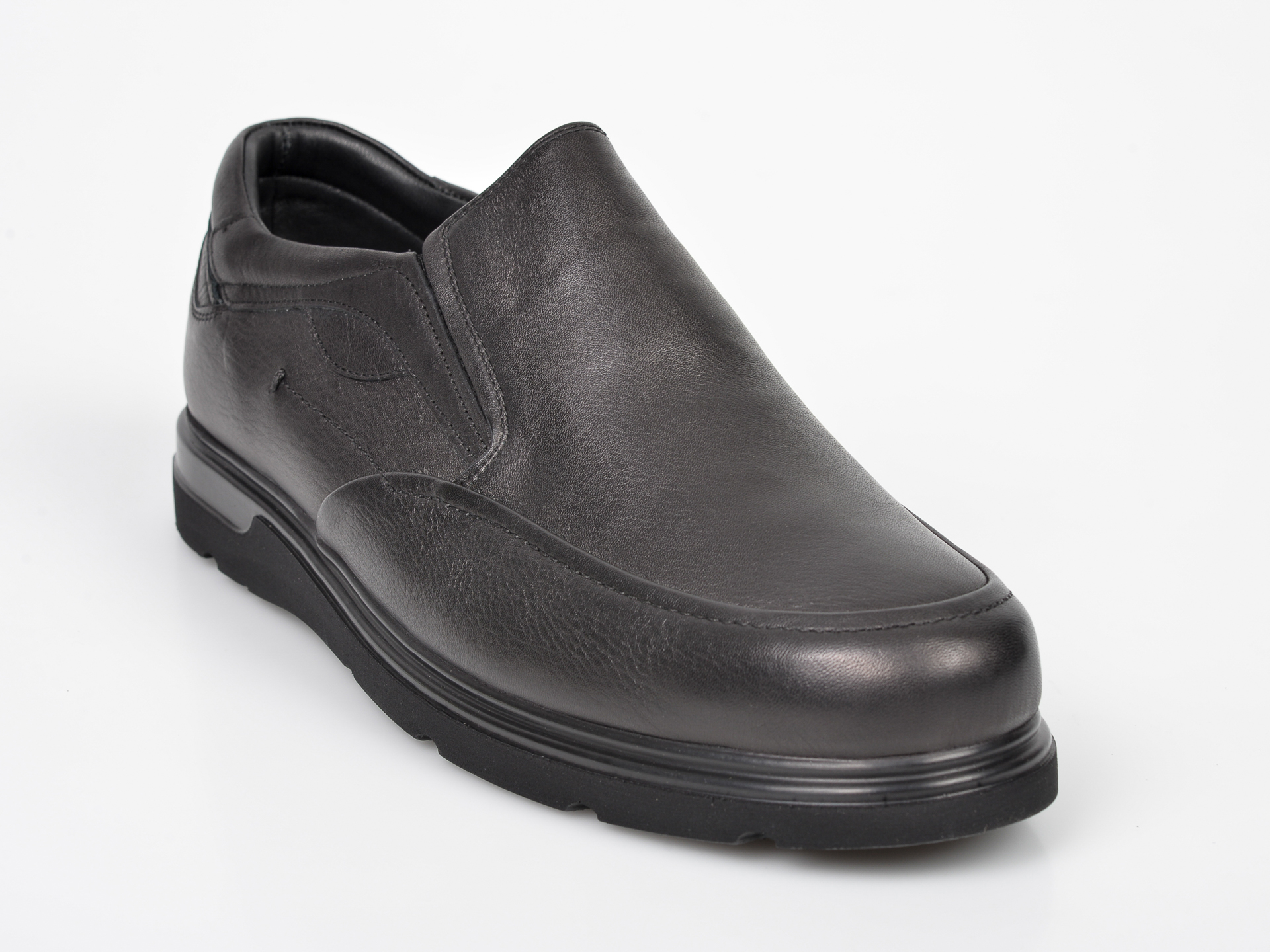 Pantofi OTTER negri, 2173, din piele naturala