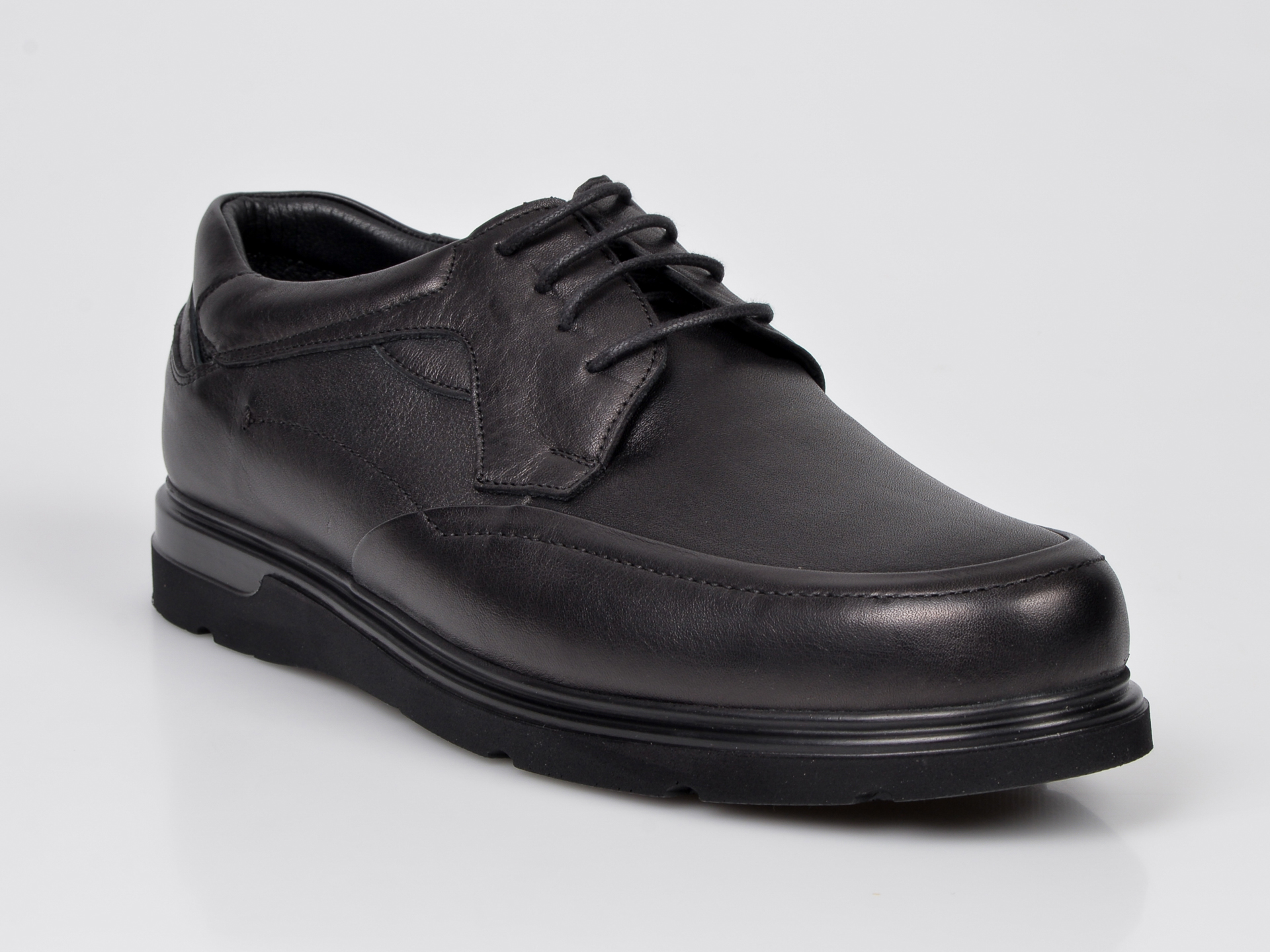 Pantofi OTTER negri, 2174, din piele naturala
