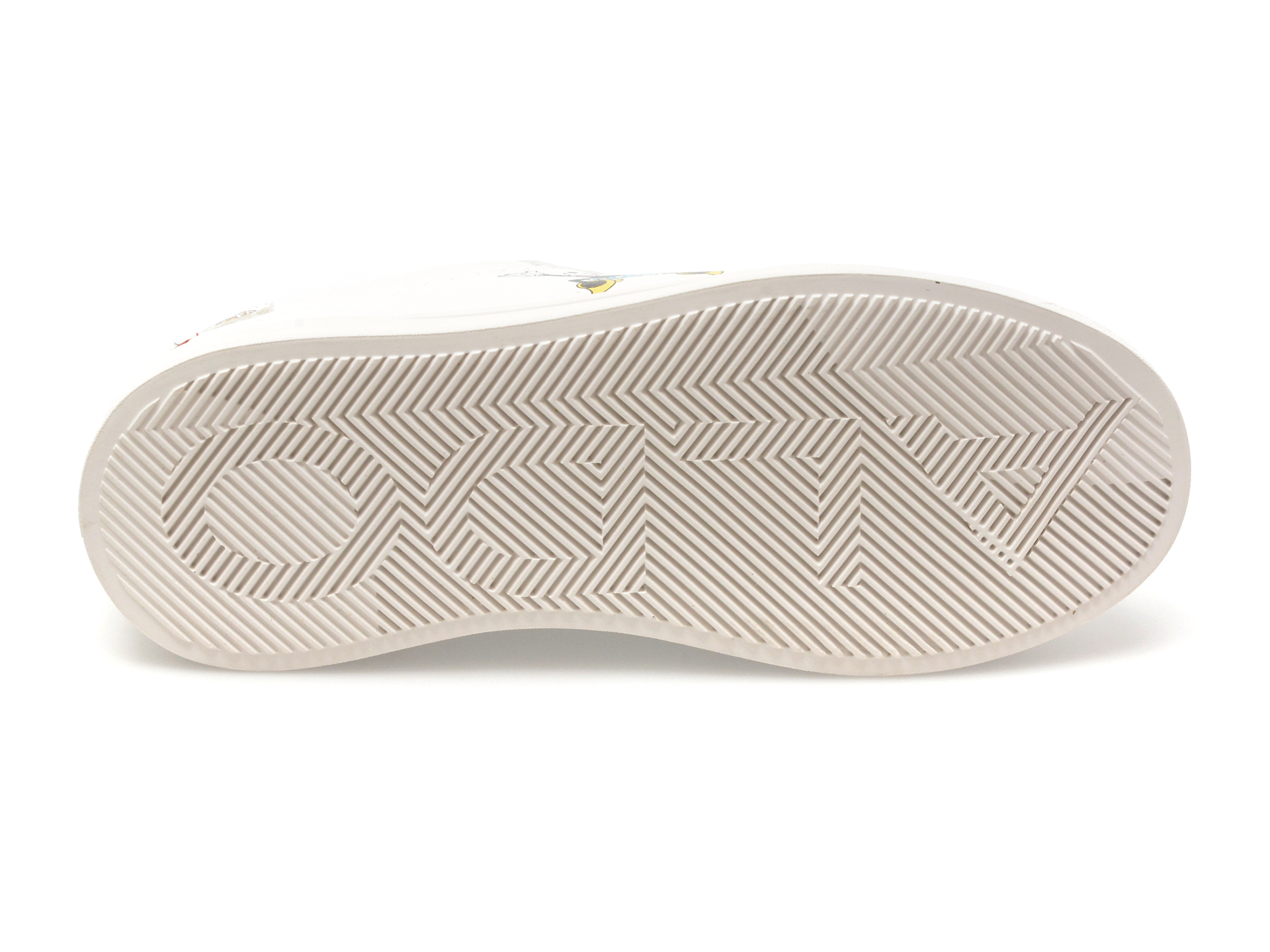Pantofi ALDO alb-negru, D100SNEAKER122, din piele ecologica