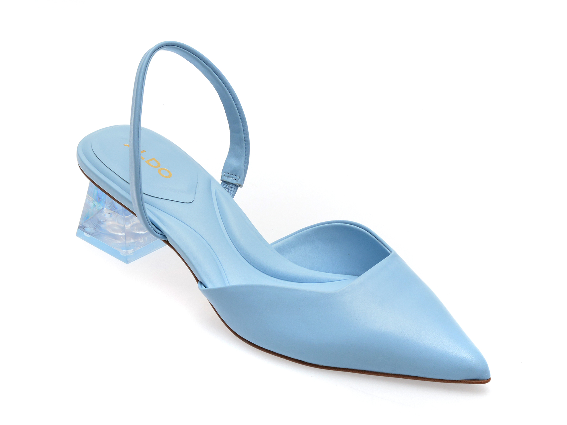 Pantofi ALDO albastri, MALAGA400, din piele naturala /femei/pantofi imagine noua