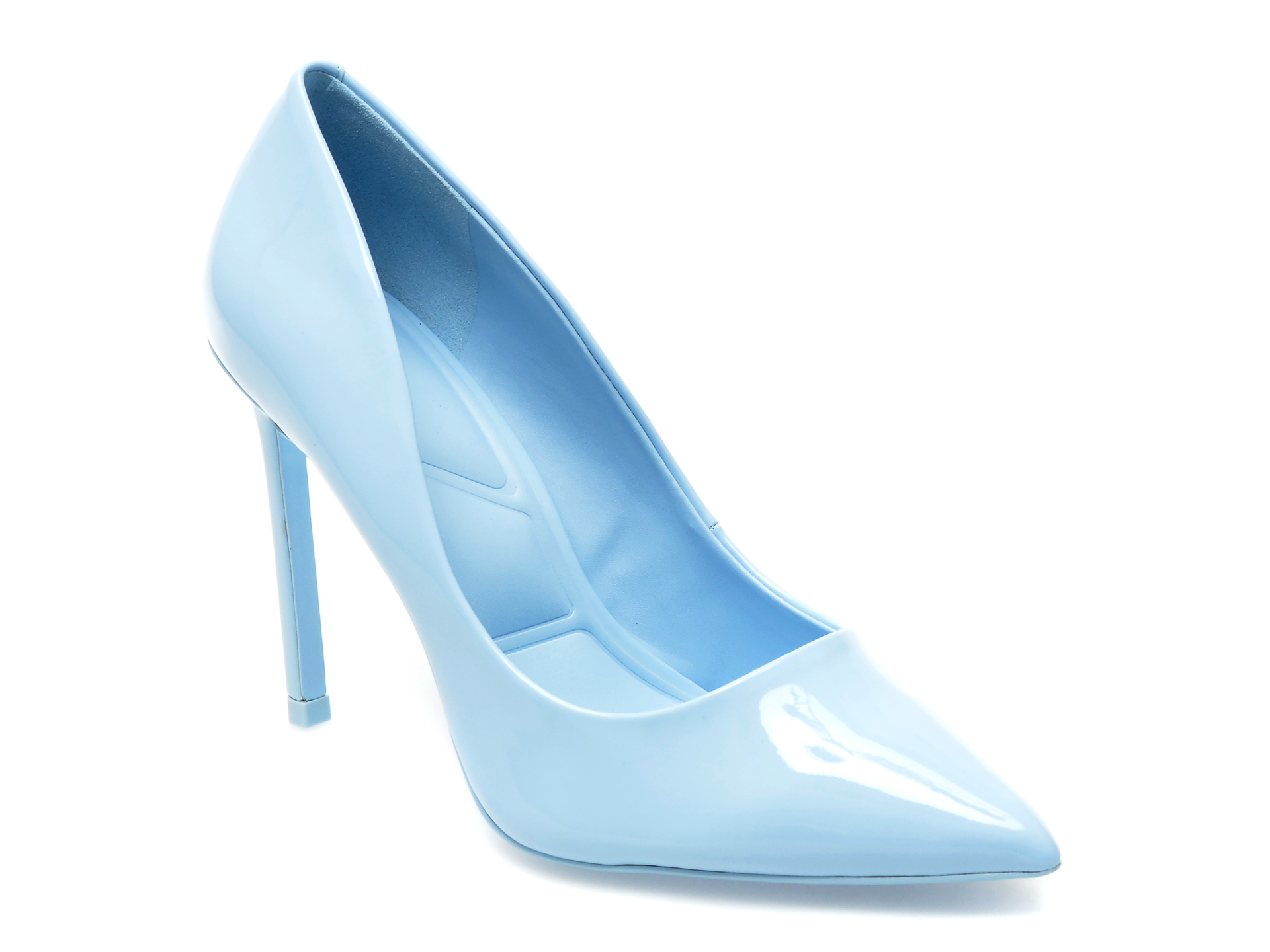 Pantofi ALDO albastri, STESSY2.0400, din piele ecologica lacuita /femei/pantofi imagine super redus 2022