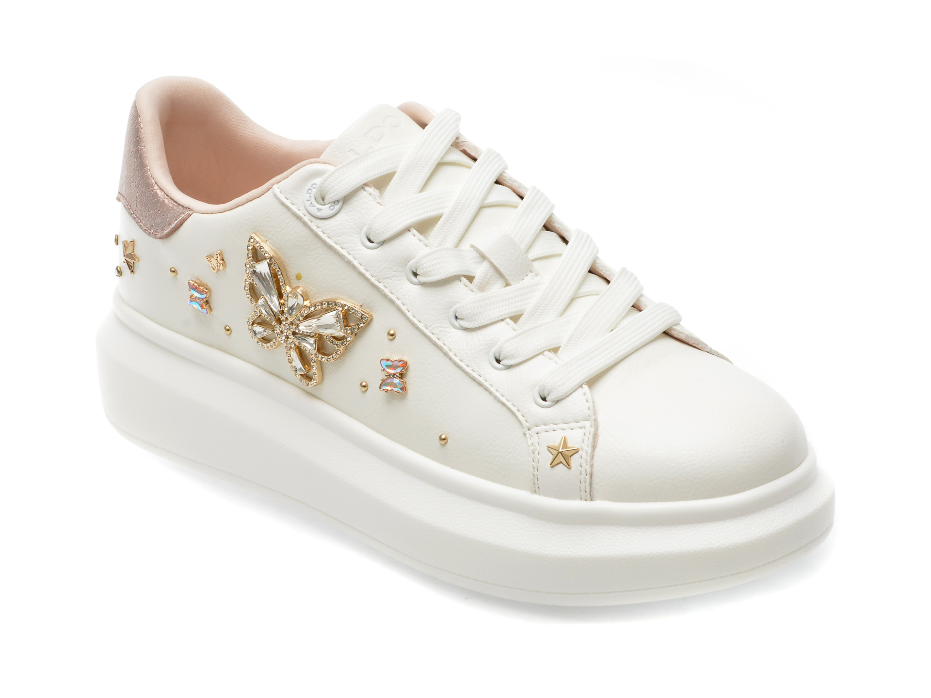 Pantofi ALDO albi, 13613187, din piele ecologica /femei/pantofi imagine super redus 2022