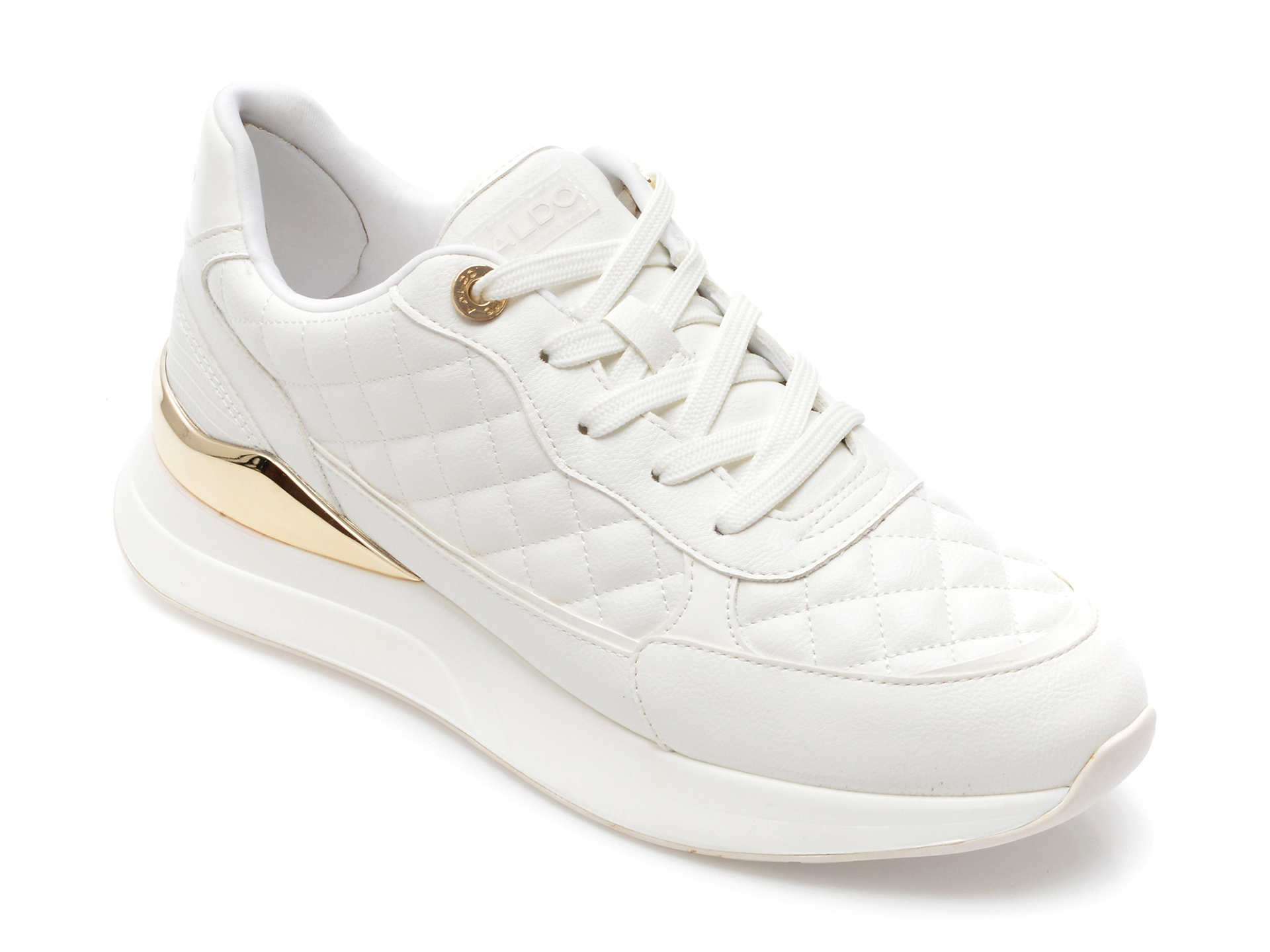 Pantofi ALDO albi, COSMICSTEP100, din piele ecologica /femei/pantofi imagine noua