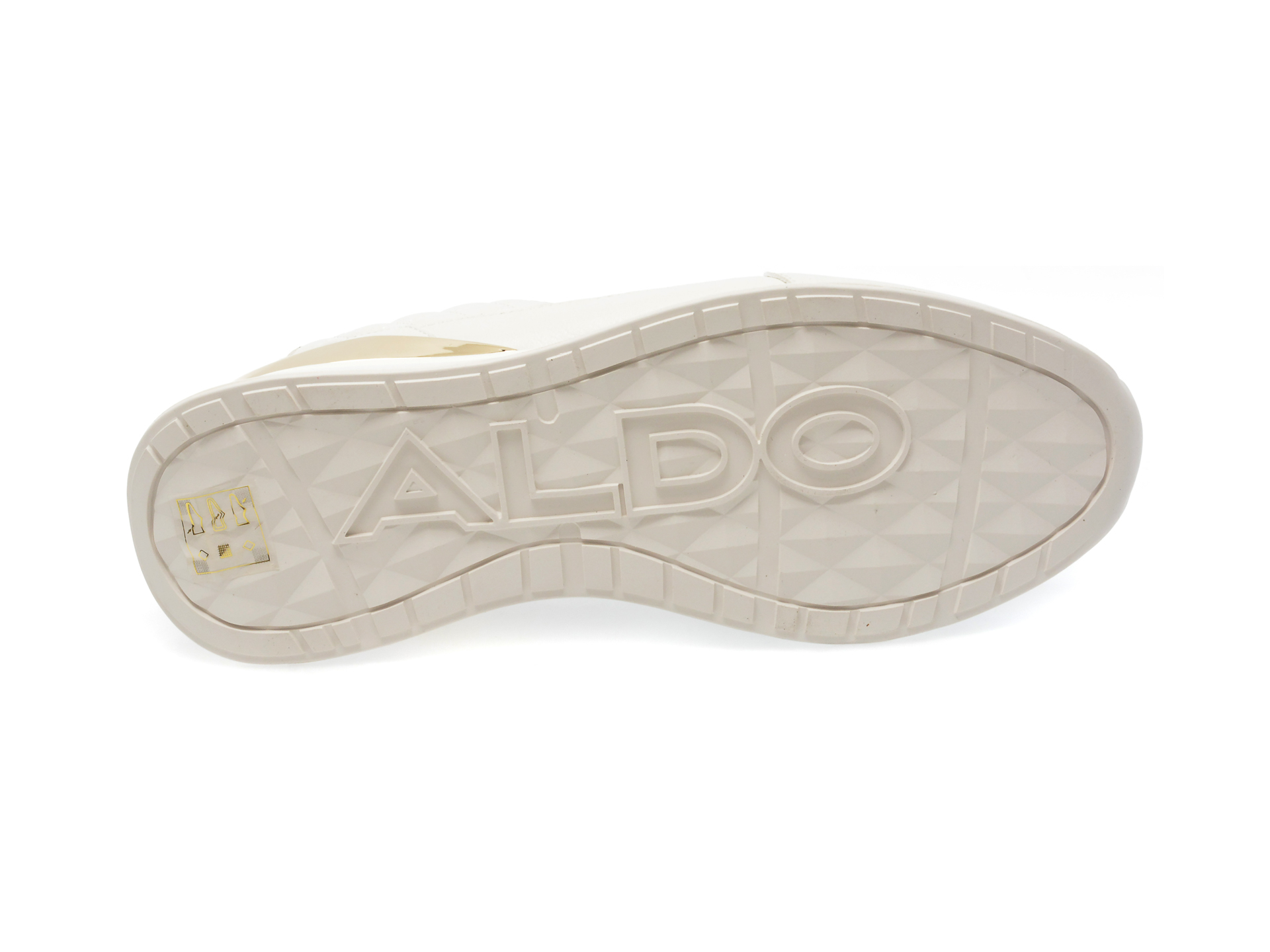 Pantofi ALDO albi, COSMICSTEP100, din piele ecologica