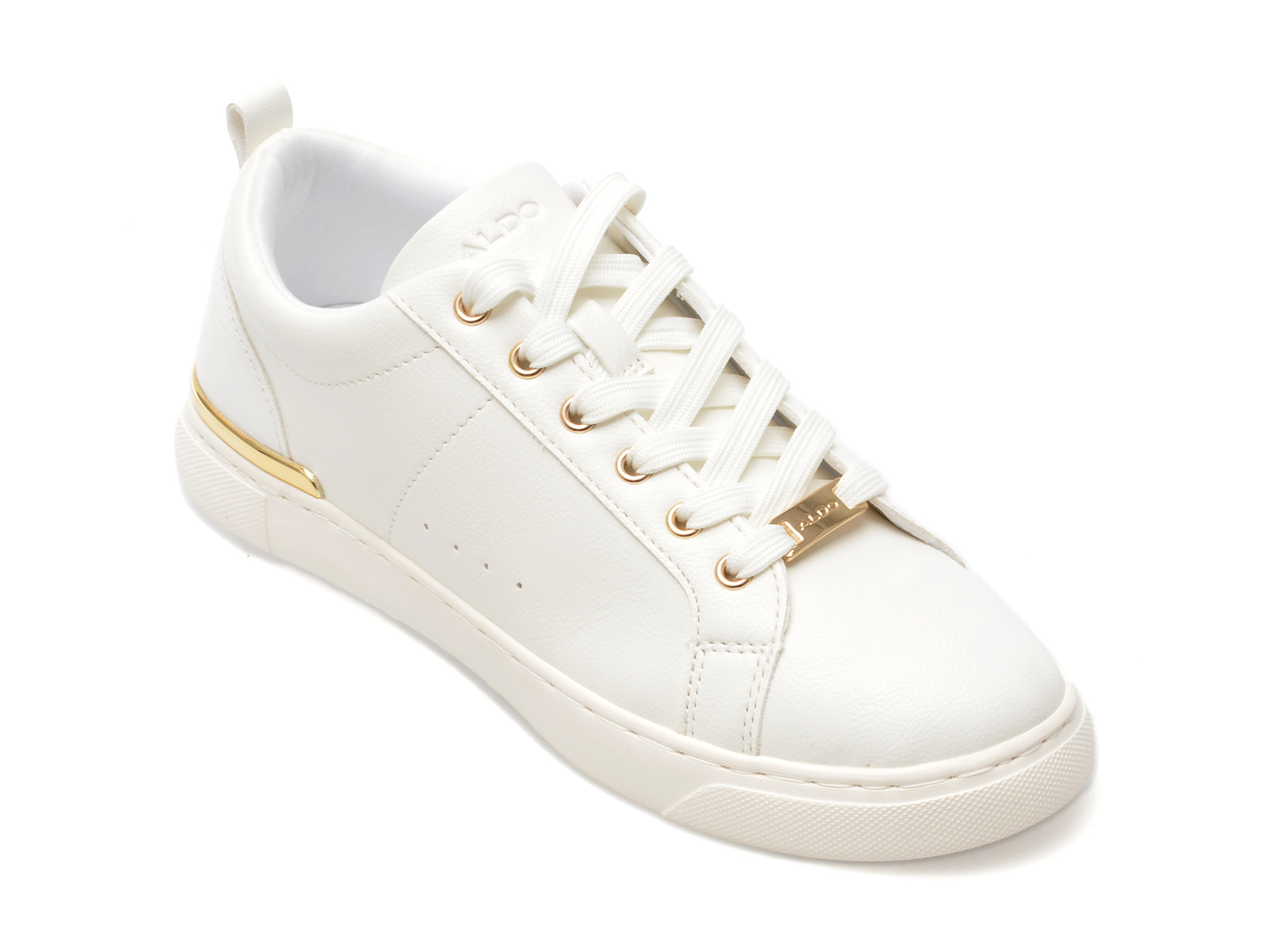 Pantofi ALDO albi, DILATHIELLE100, din piele ecologica Aldo