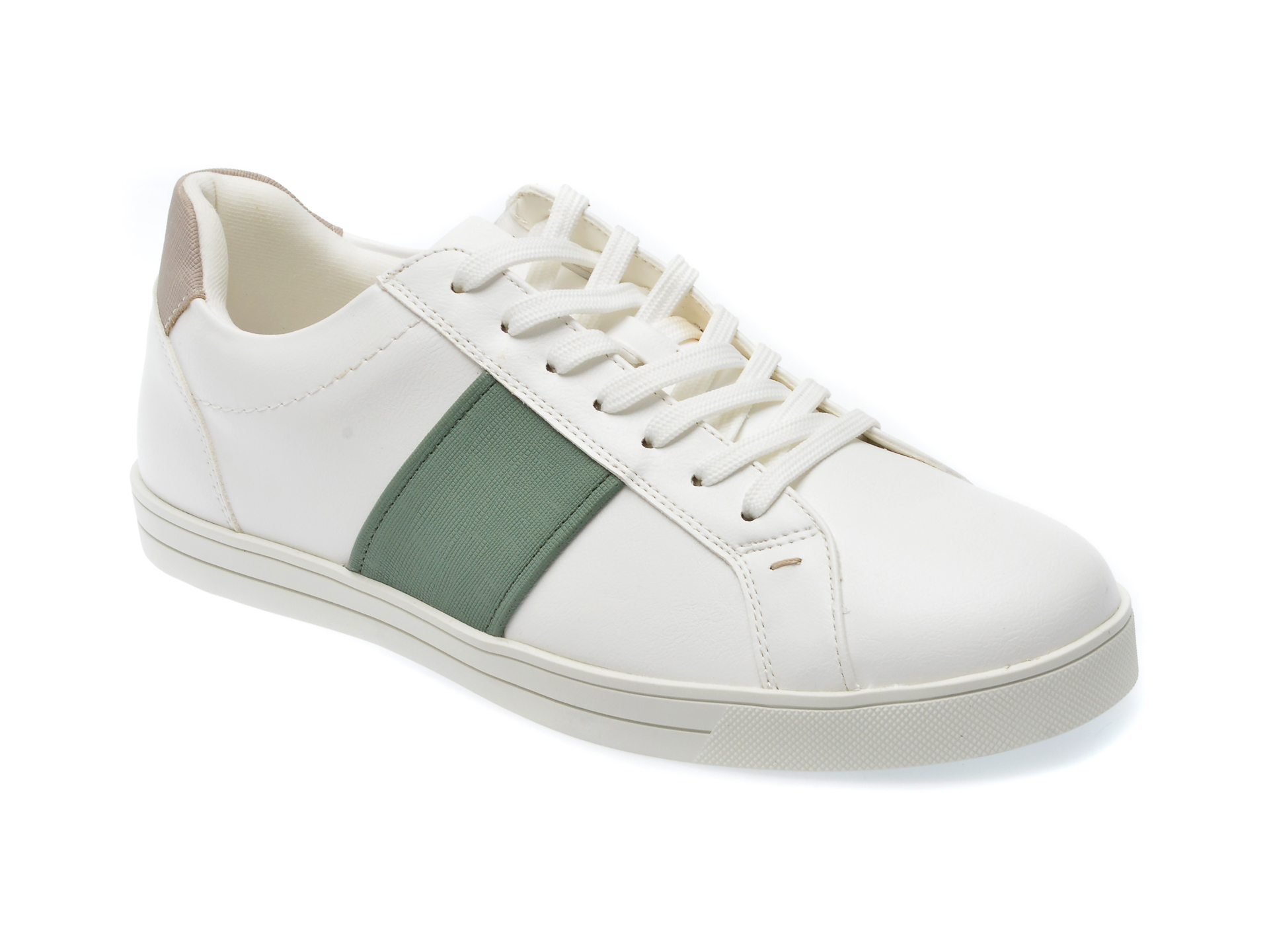 Pantofi ALDO albi, MONOSPEC110, din piele ecologica Aldo