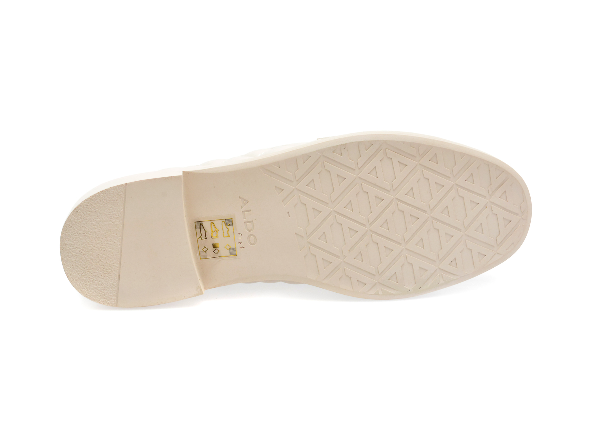 Pantofi ALDO albi, WARIS115, din piele ecologica